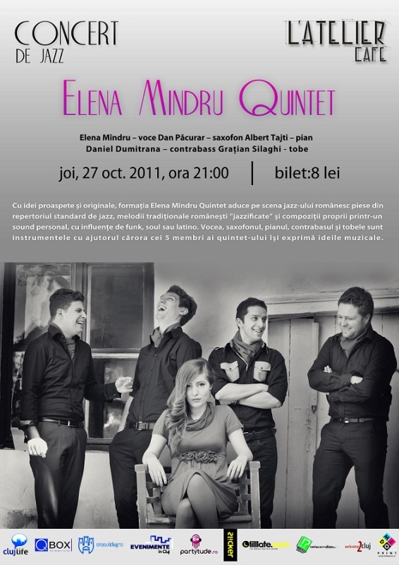 Elena Mindru Quintet @ L’Atelier Cafe