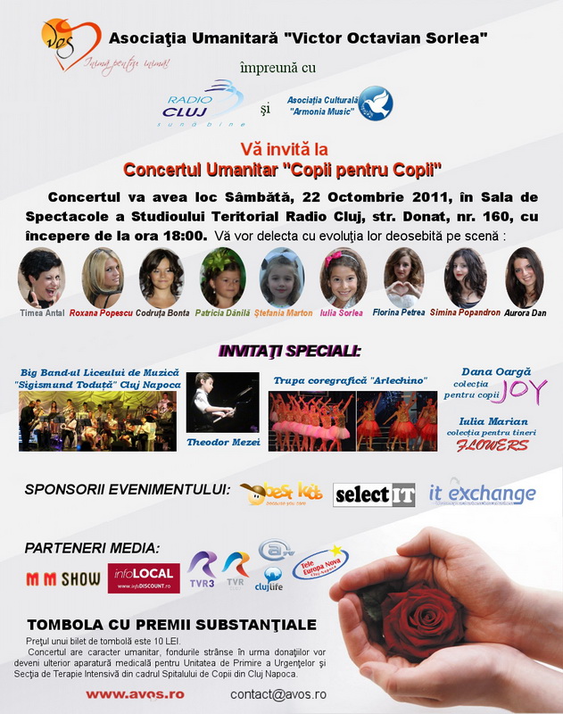 Concert umanitar “Copii pentru copii”