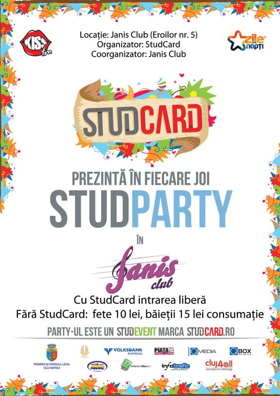 Studcard Party @ Janis Club