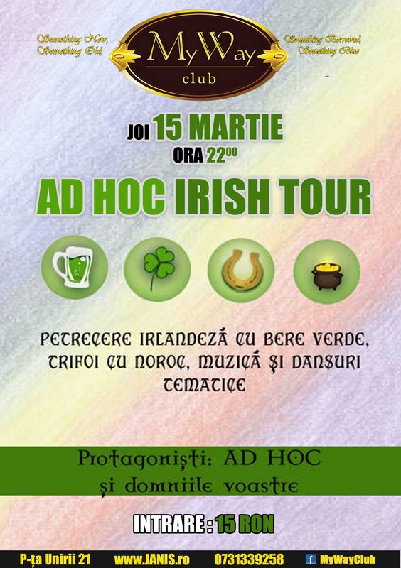 Ad Hoc Irish Tour @ Club My Way