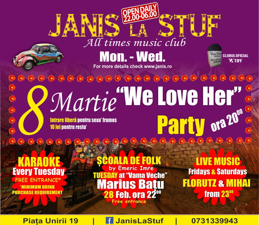 “We love her” Party @ Janis la Stuf