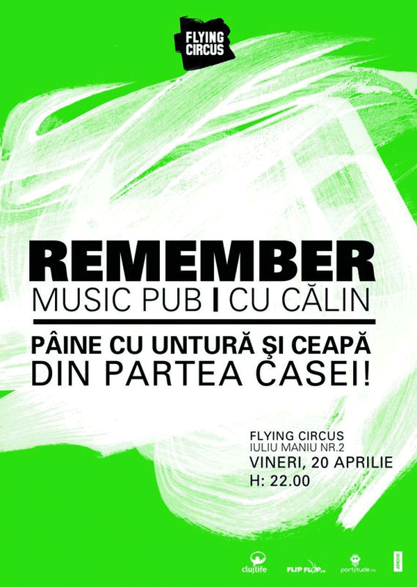 Remember the Pub cu DJ Calin