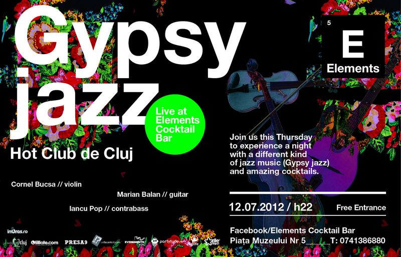 Gypsy jazz @ Elements Cocktail Bar