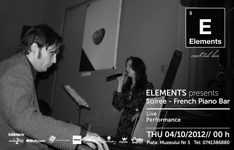 Soiree. French Piano Bar. Live @ Elements