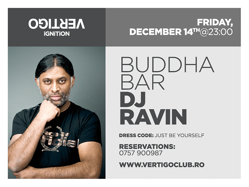 Budhha Bar – DJ Ravin @ Vertigo