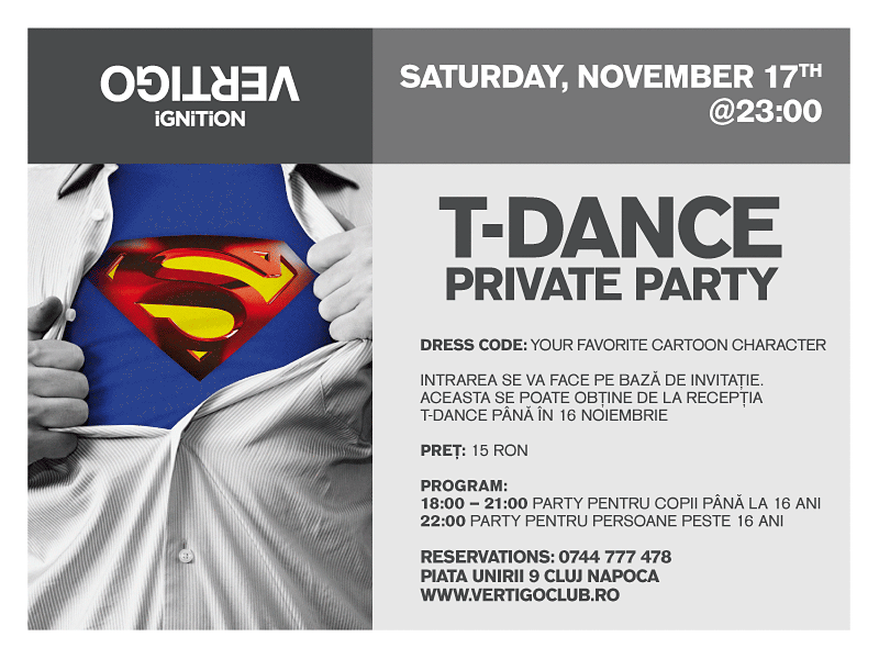 T-Dance Private Party @ Vertigo
