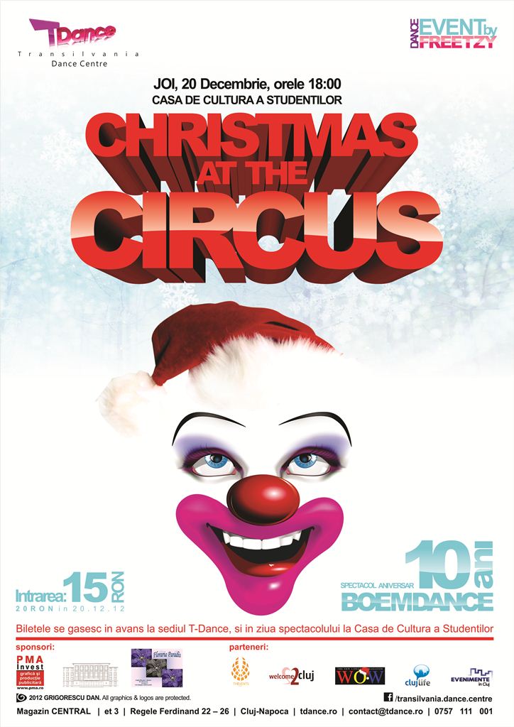 Christmas at the Circus – 10 ani de Boemdance
