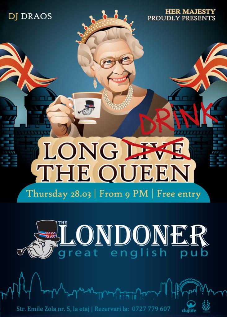 Long drink the Queen! @ Londoner Pub