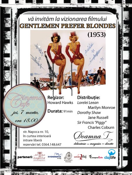 Cinema Cafe – Gentlemen prefer blondes