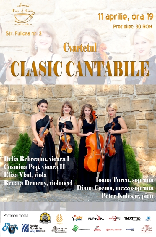 Cvartetul Clasic Cantabile @ Piano Cazola