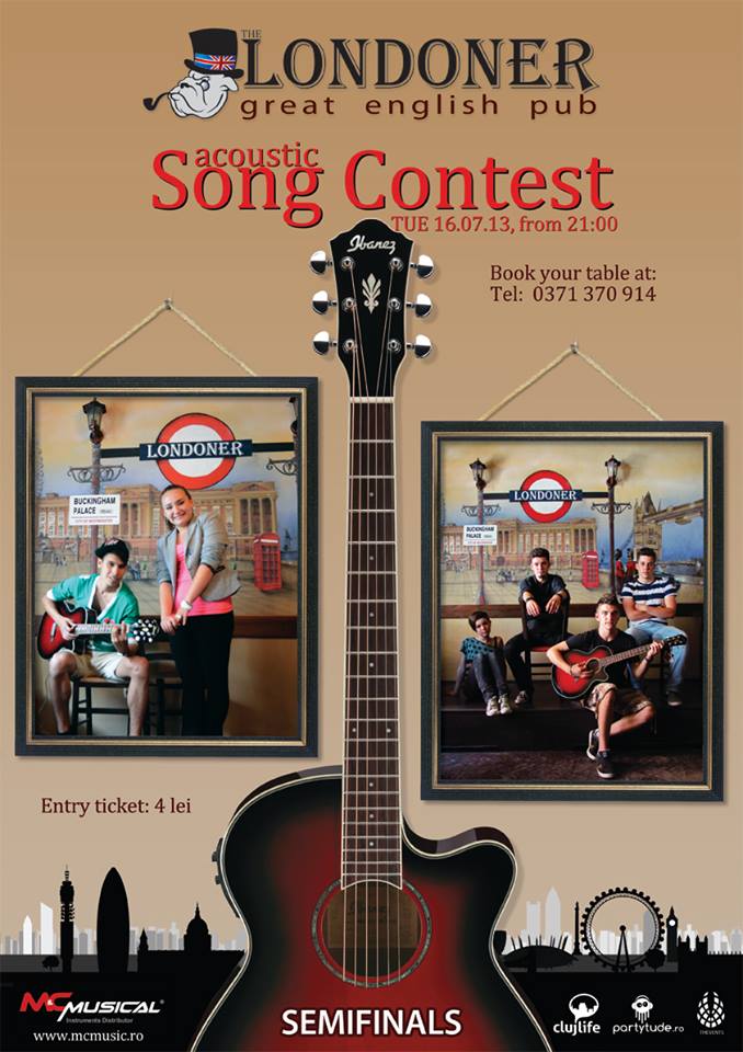 Semifinala Acoustic Song Contest @ Londoner Pub