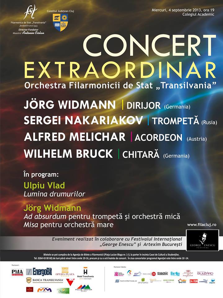 Concert Extraordinar în cadrul Festivalului Internaţional “George Enescu”