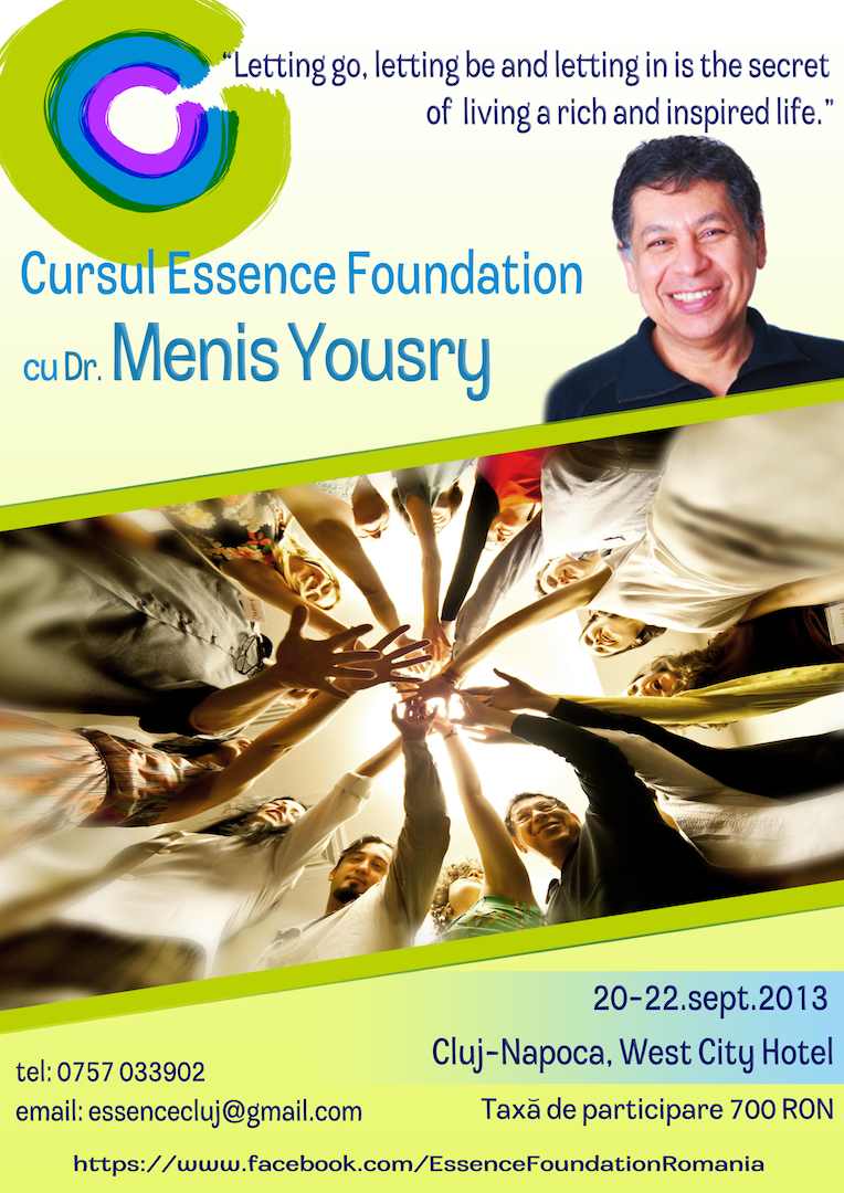 Cursul Essence Foundation cu Dr. Menis Yousry