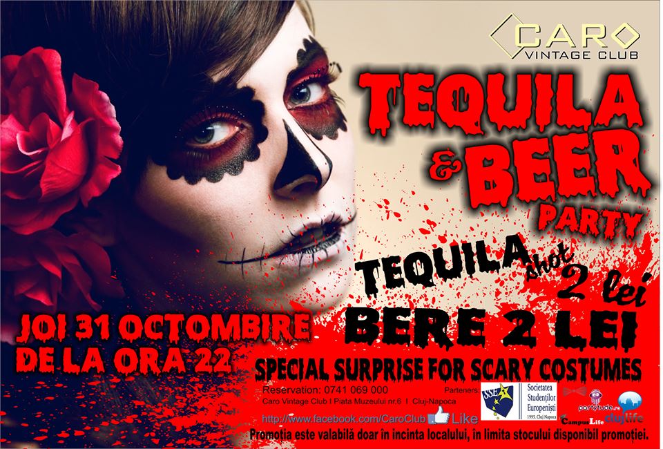 Halloween Beer & Tequila Party @ Caro Club