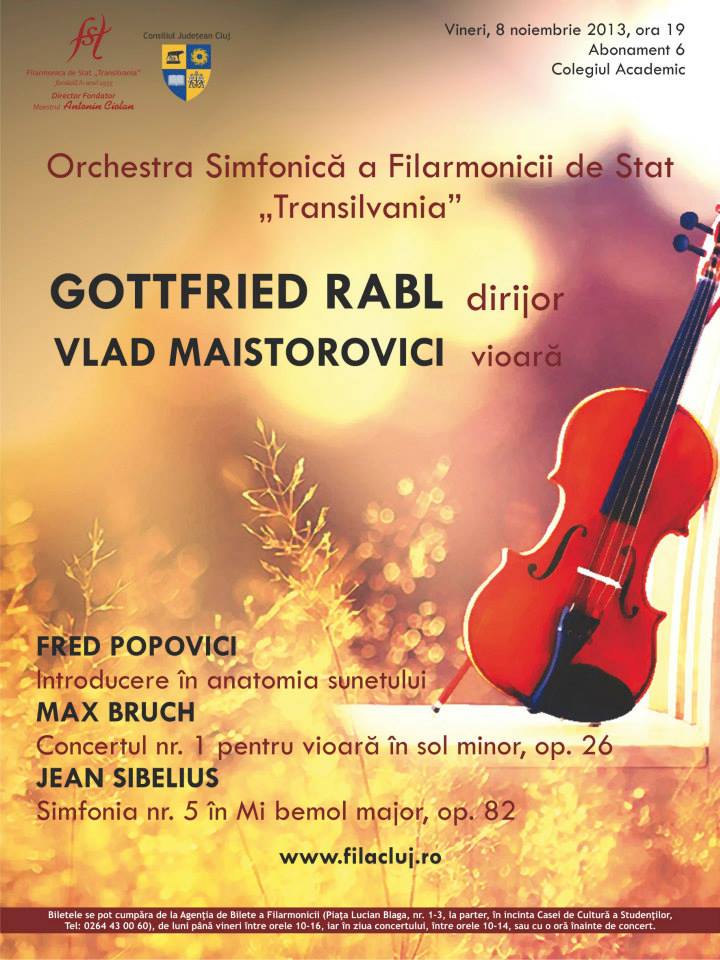 Concert Simfonic sub bagheta dirijorului Gottfried Rabl