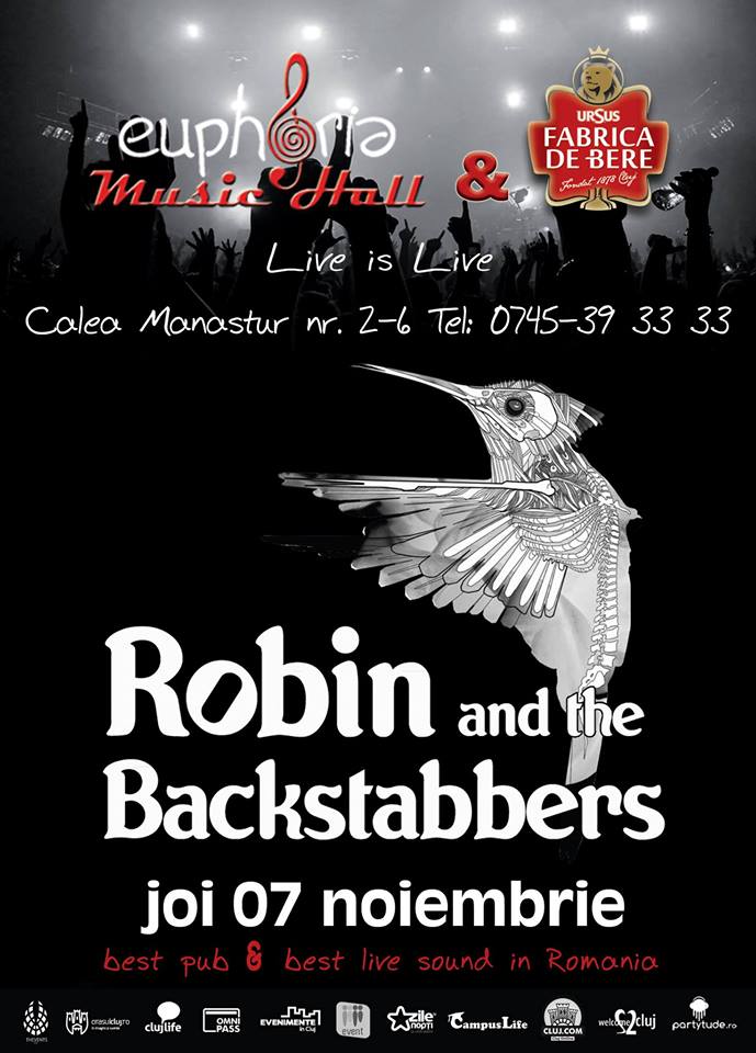 Robin and The Backstabbers @ Euphoria Music Hall
