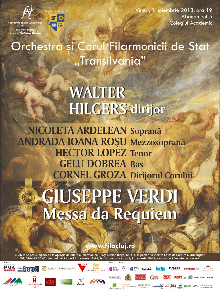 Recviem-ul de Verdi, sub bagheta dirijorului Walter Hilgers