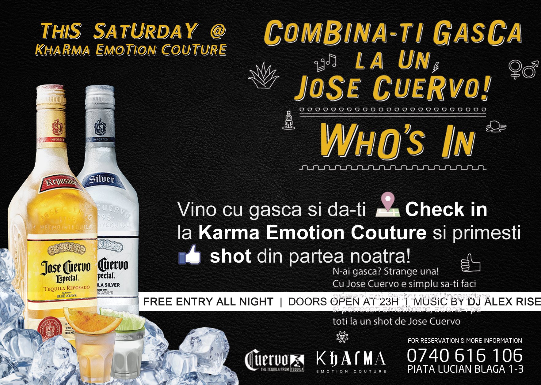 Jose Cuervo Night @ Kharma Emotion Couture