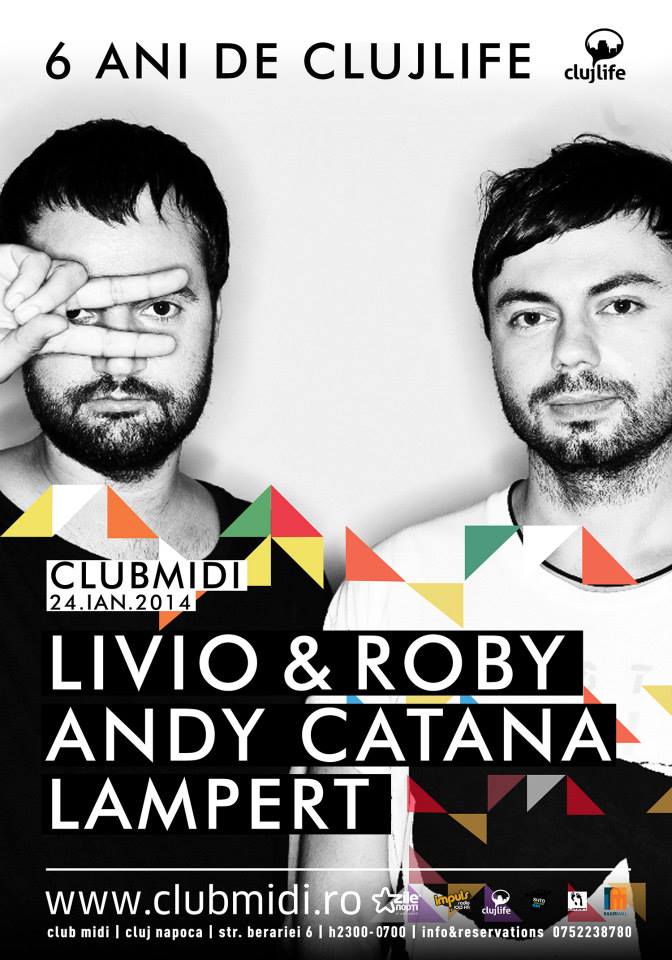 6 ani de ClujLife: Livio & Roby @ Club Midi