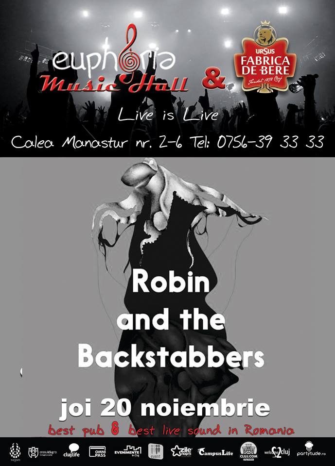 Robin & The Backstabbers @ Euphoria Music Hall