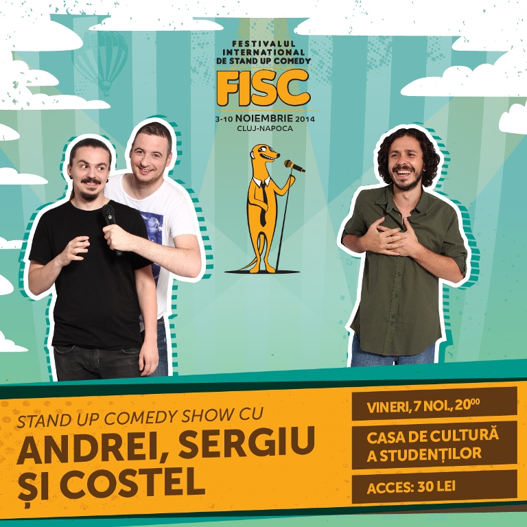 Stand-up Comedy cu Andrei, Sergiu și Costel