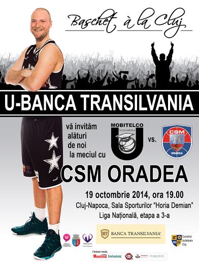 U-Banca Transilvania – CSM Oradea @ Sala Sporturilor “Horia Demian”