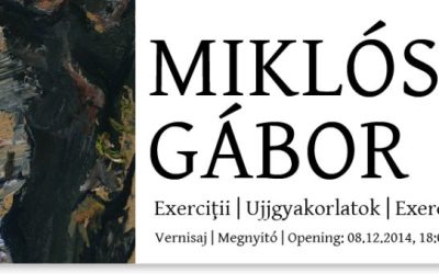 MIKLÓSSY Gábor – Exerciții @ Galeria Quadro