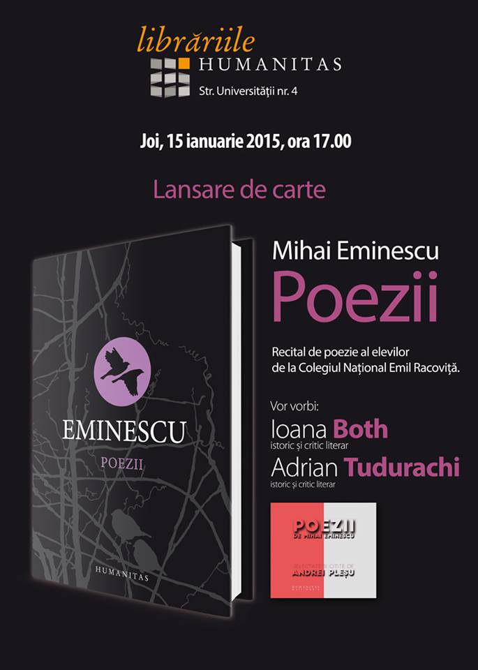 Mihai Eminescu-Poezii @ Librăria Humanitas
