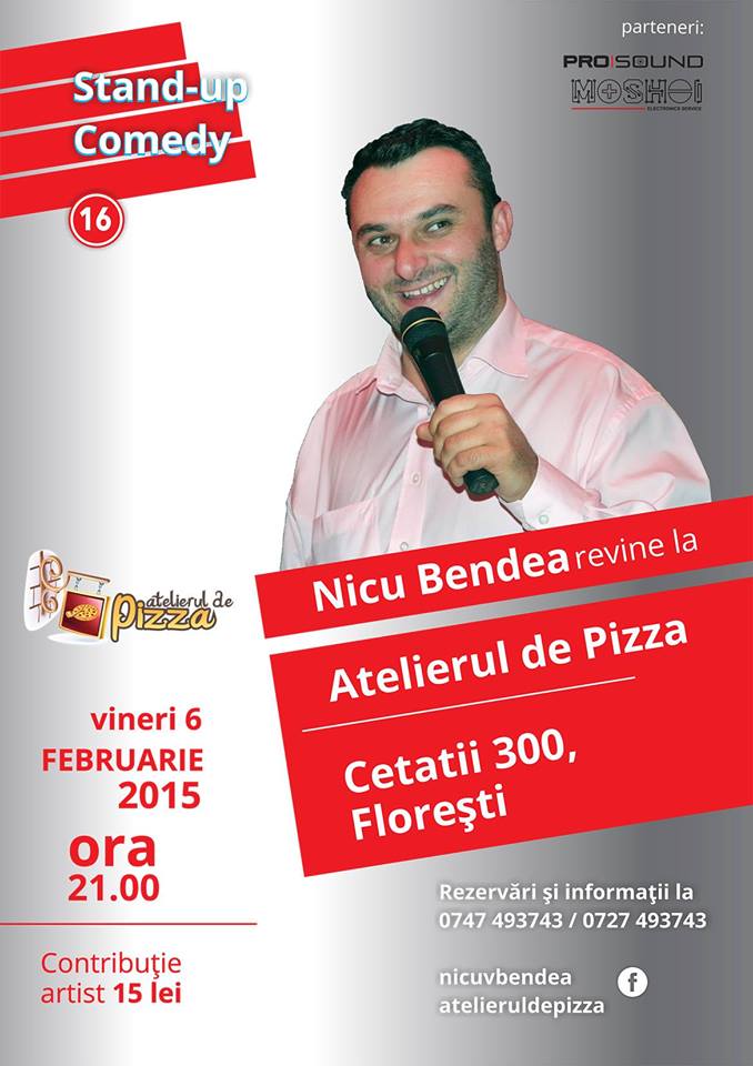 Nicu Bendea @ Atelierul de Pizza