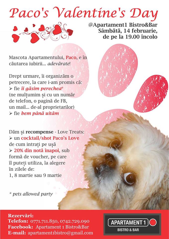Paco’s Valentine Party @ Apartament 1