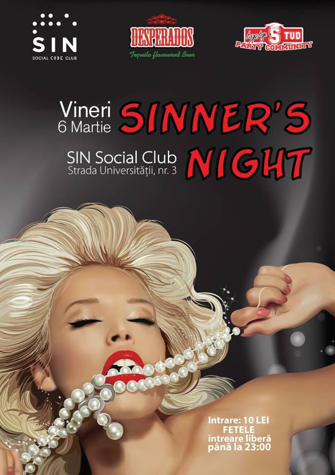 Sinner’s Night @ The Sin – Social Code Club