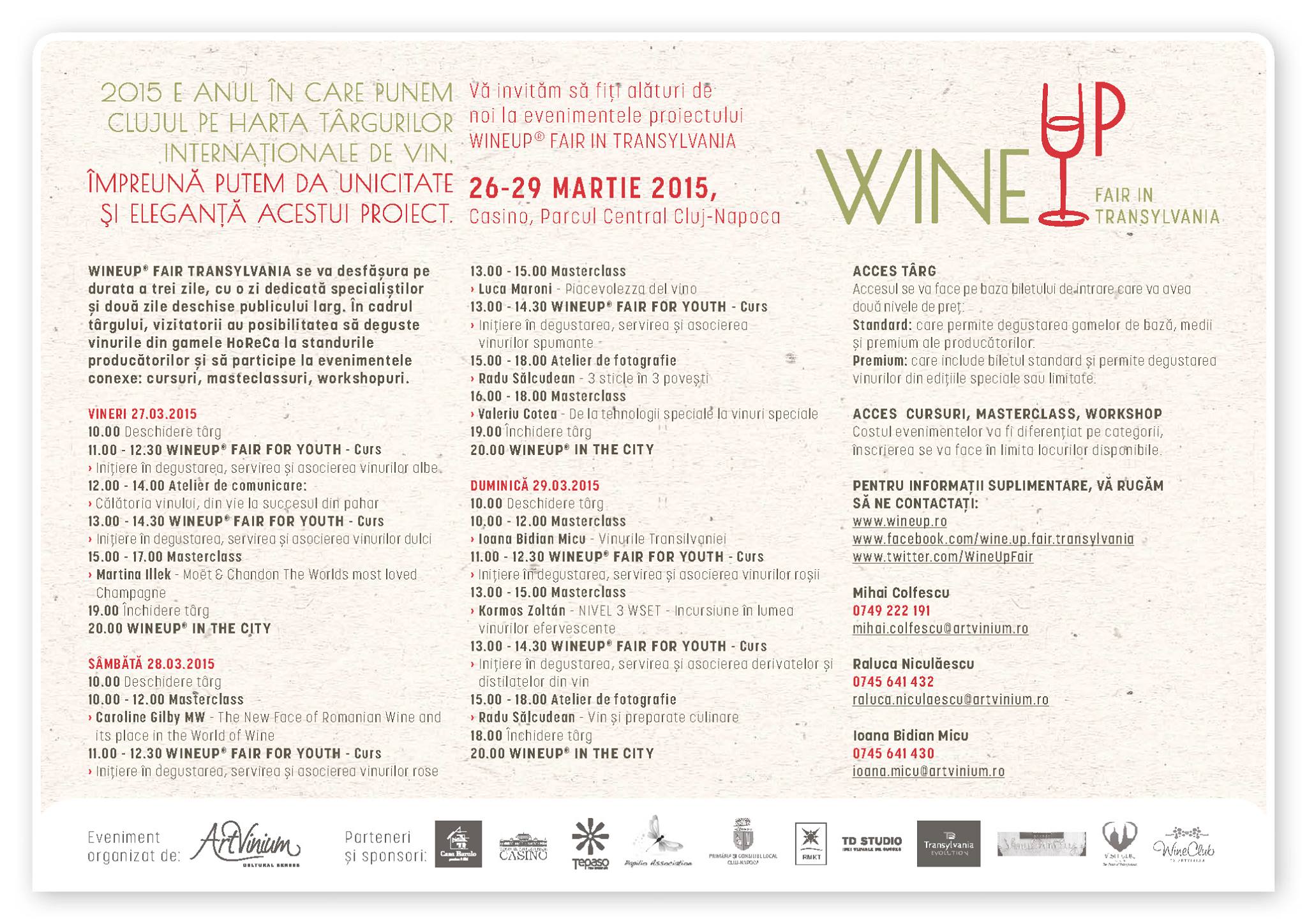WineUp Fair @ Clădirea Casino