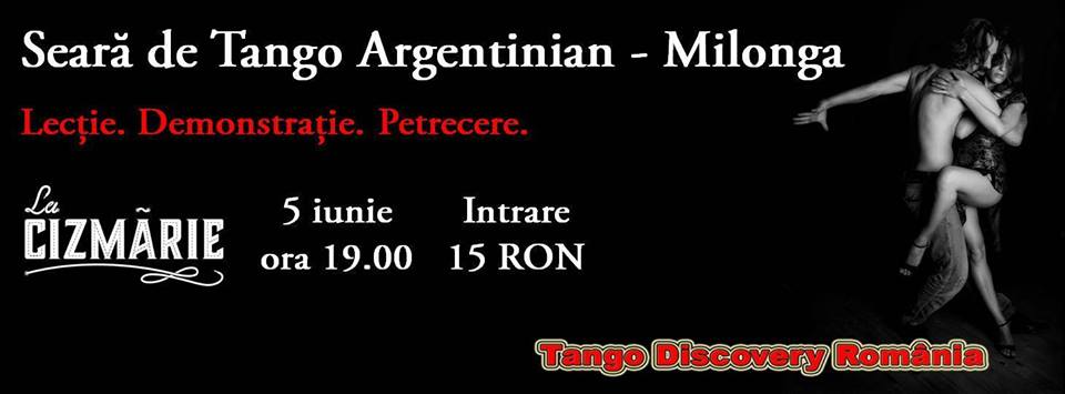 Seară de Tango Argentinian – Milonga @ La Cizmărie