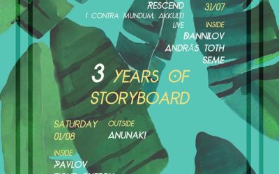 3 years of Storyboard @ La Gazette