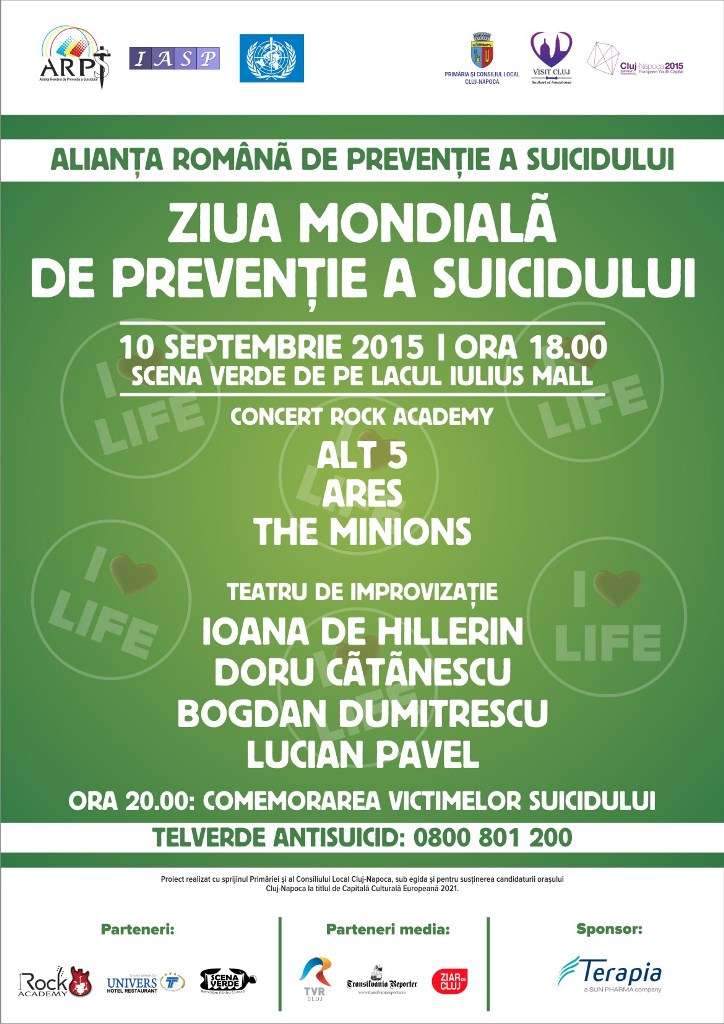 Ziua Mondială de Prevenție a Suicidului @ Iulius Parc