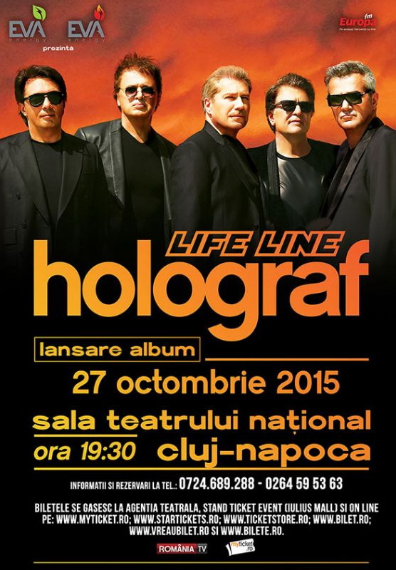 Concert Holograf – Life Line @ Sala Teatrului Național