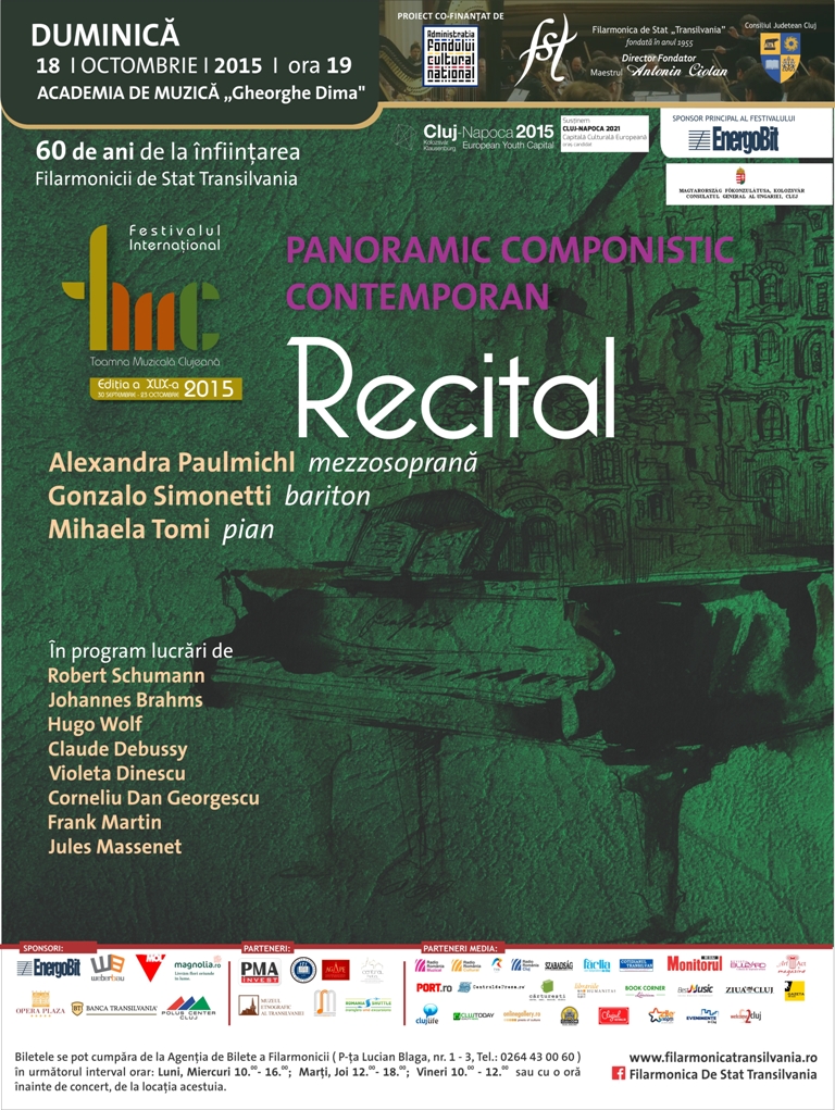 Recital Panoramic Componistic @ Academia de Muzică