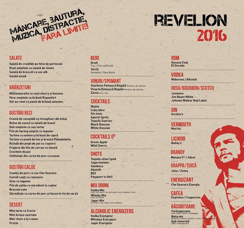 Revelion 2016 @ Che Guevara