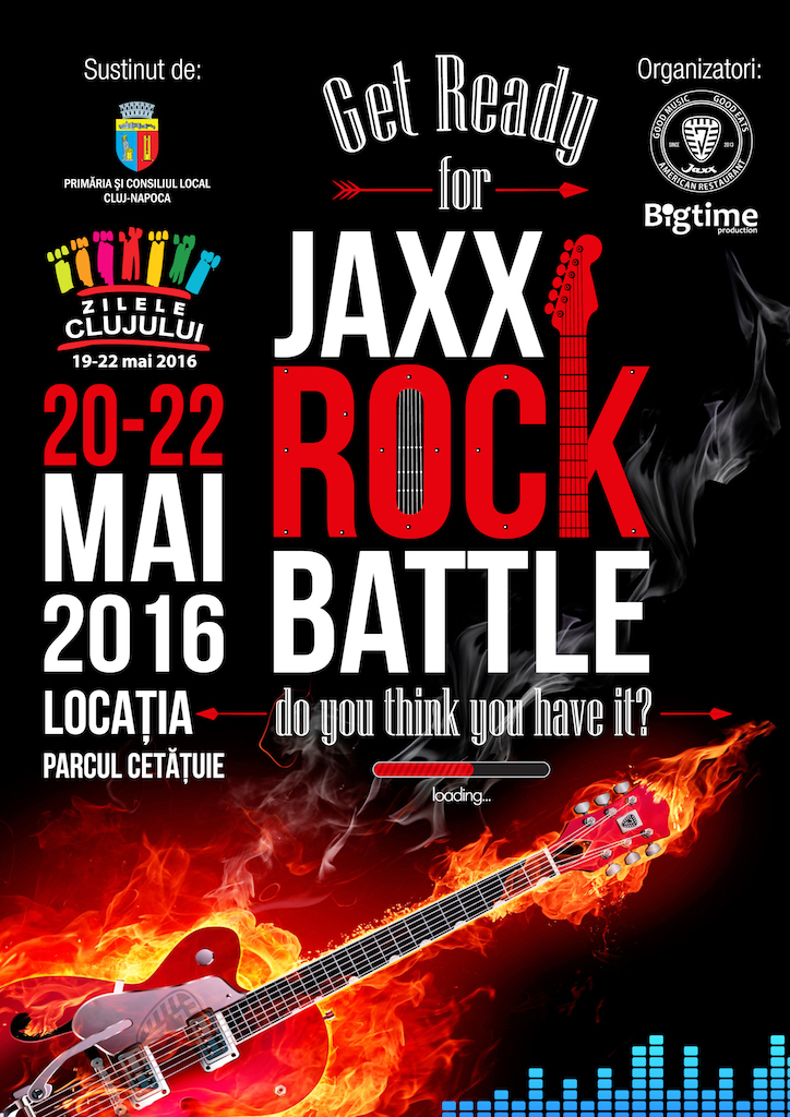 Start la Jaxx Rock Battle, în cadrul Zilelor Clujului