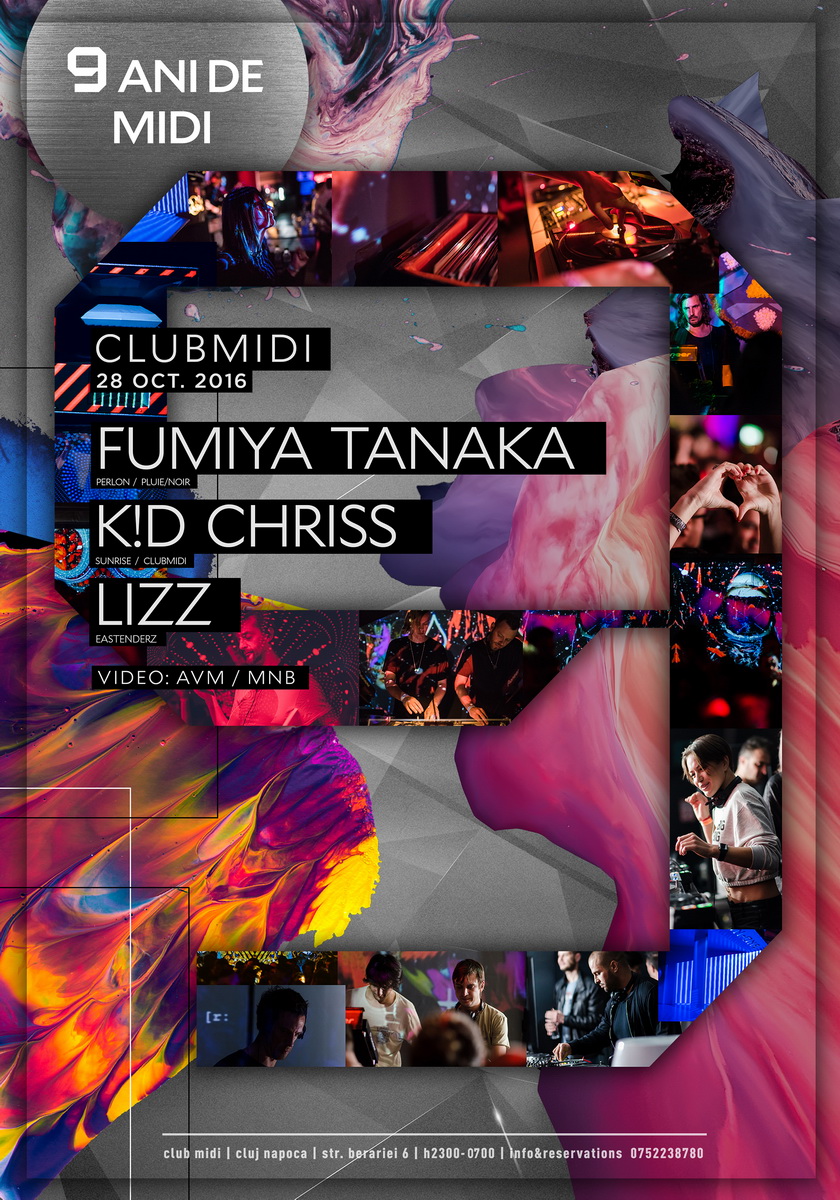 9 ani de Midi cu Fumiya Tanaka / K!D Chriss / Lizz