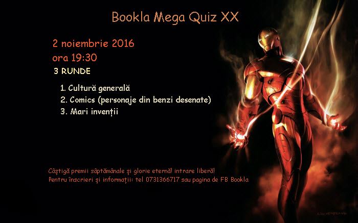 Bookla Mega Quiz ediția XX