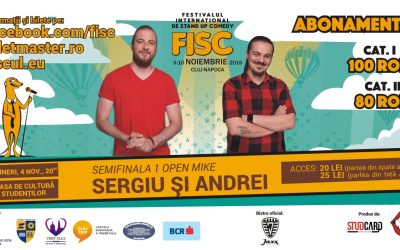 Stand-up Comedy cu Sergiu si Andrei @ Casa de Cultură a Studenților