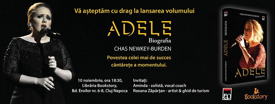 Adele.Biografia – lansare de carte @ Bookstory