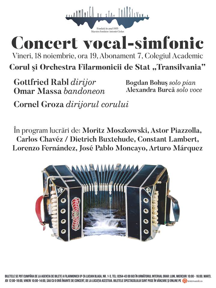 Concert vocal-simfonic – dirijor Gottfried Rabl