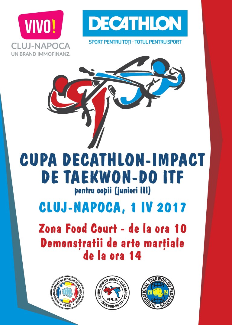 Cupa Decathlon-Impact de Taekwon-do ITF la VIVO!