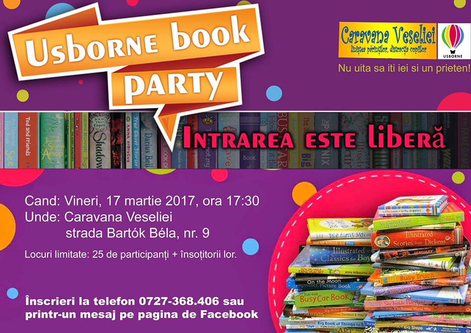 Usborne book Party @ Caravana Veseliei