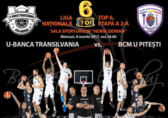 U-Banca Transilvania – BCM U Pitesti @ Sala Sporturilor ”Horia Demian”