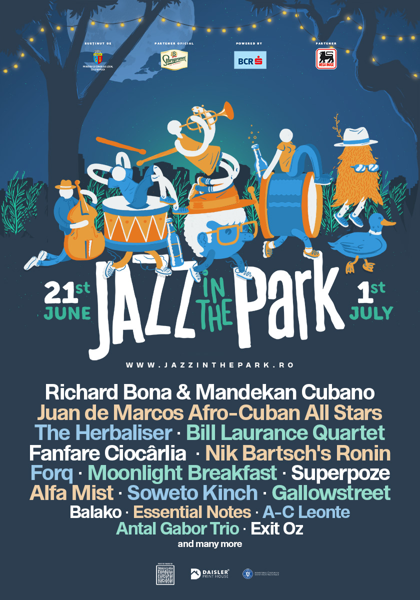 Jazz in the Park anunță 13 nume de top din jazz-ul contemporan. Trei dintre trupe au câștigat premii Grammy