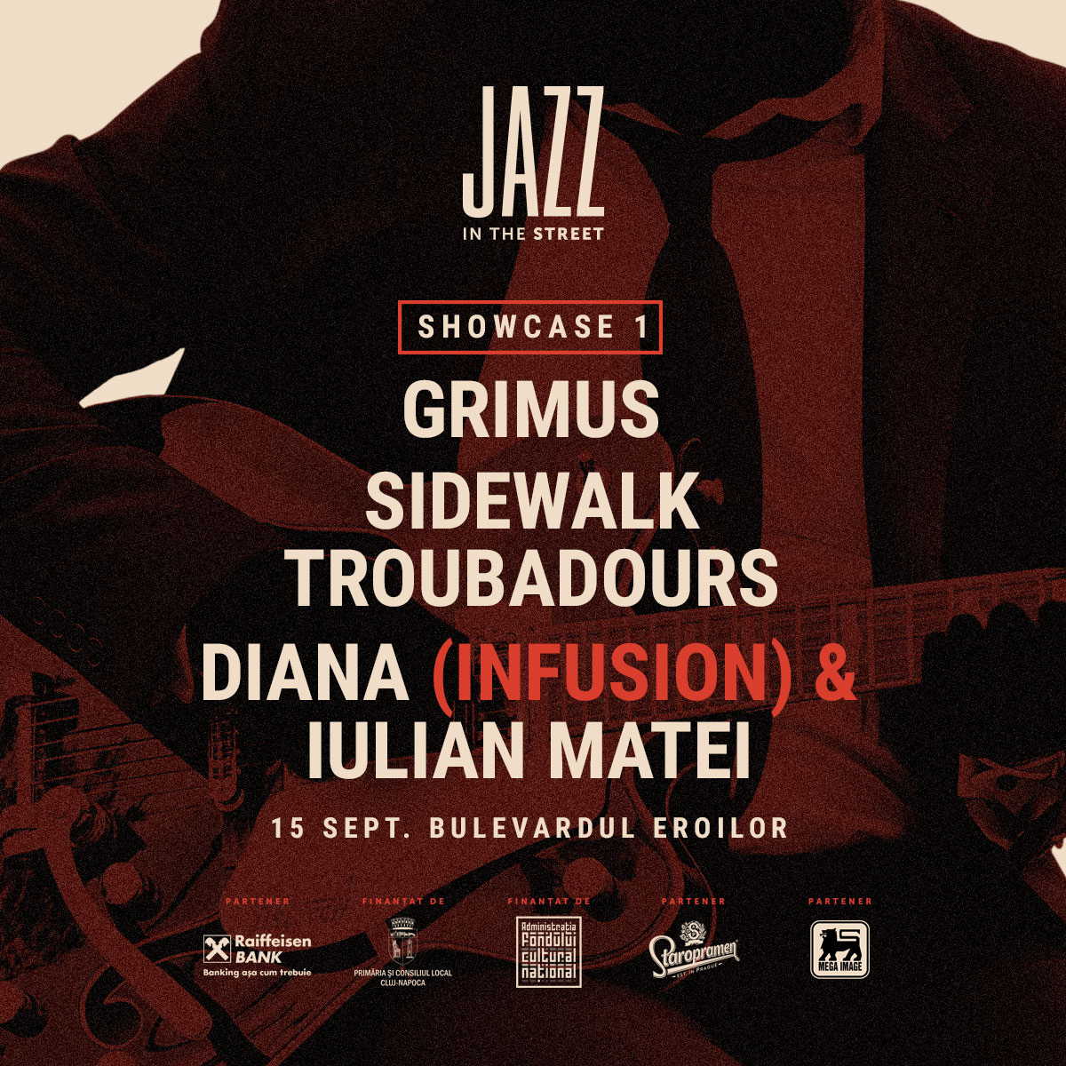 Grimus cântă la Jazz in the Street, sâmbătă, în centrul Clujului