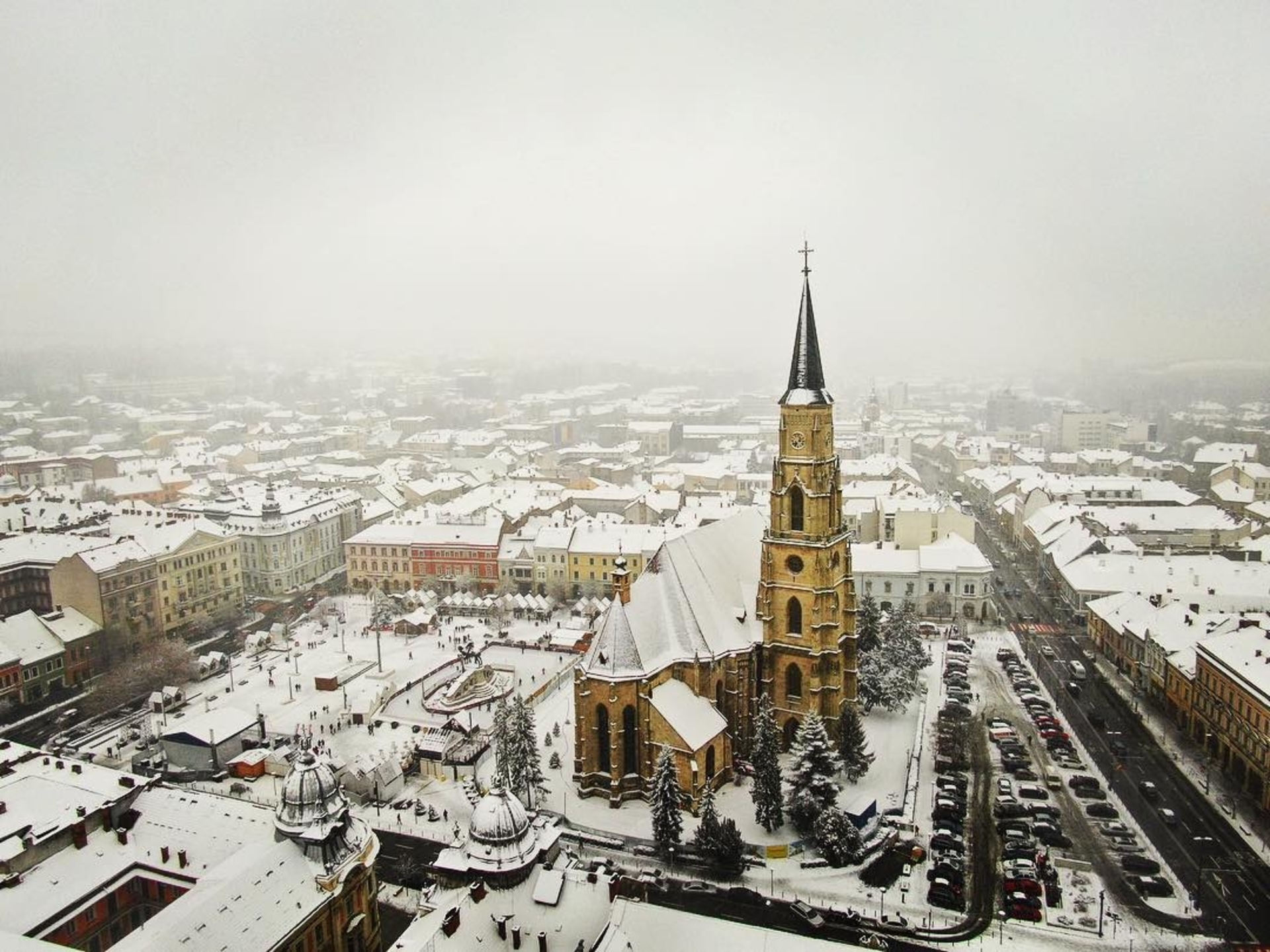 Cele mai frumoase poze din Cluj postate pe Instagram de când a nins